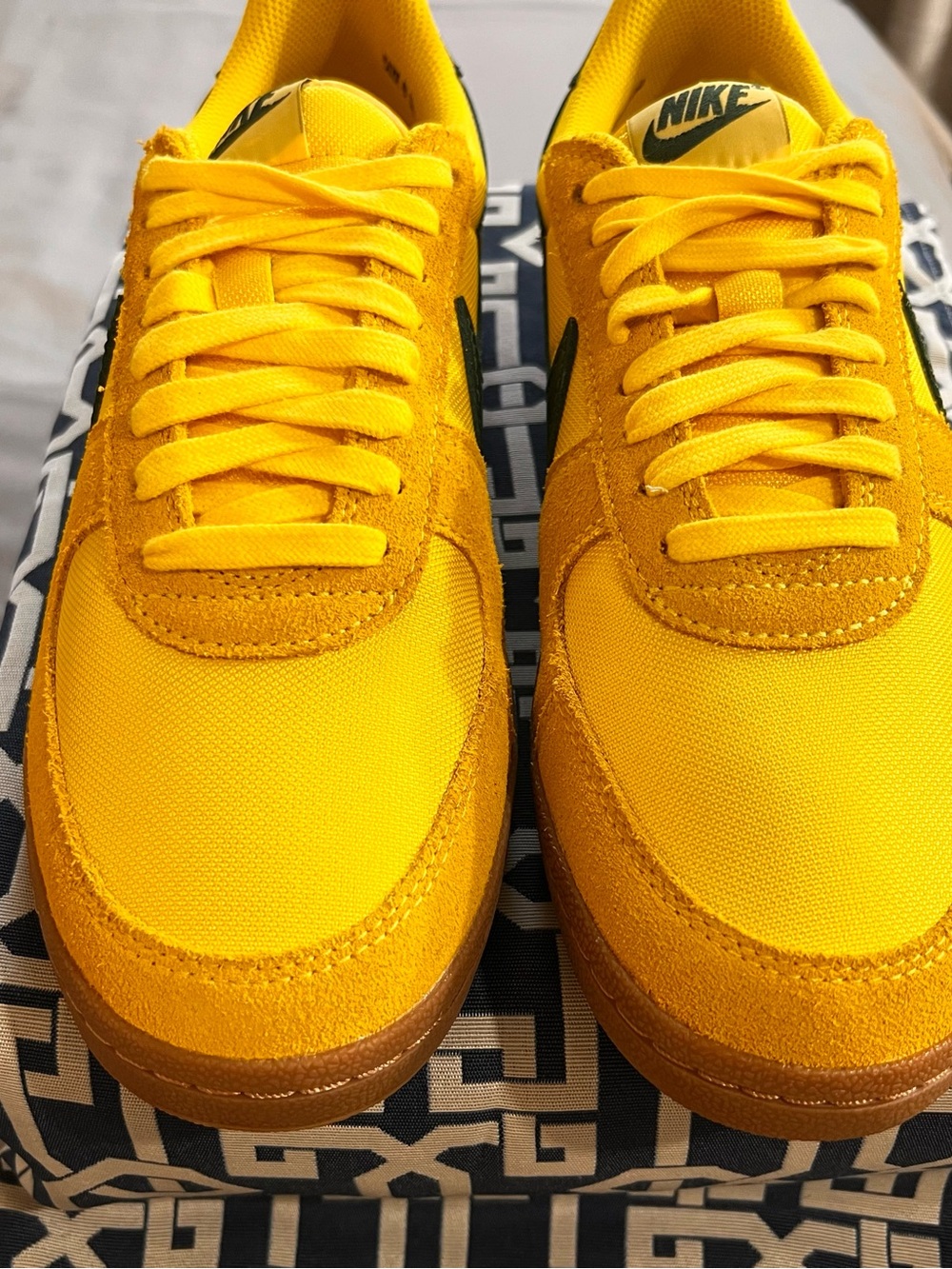 Nike Men's Bright Yellow Low-Top Sneakers